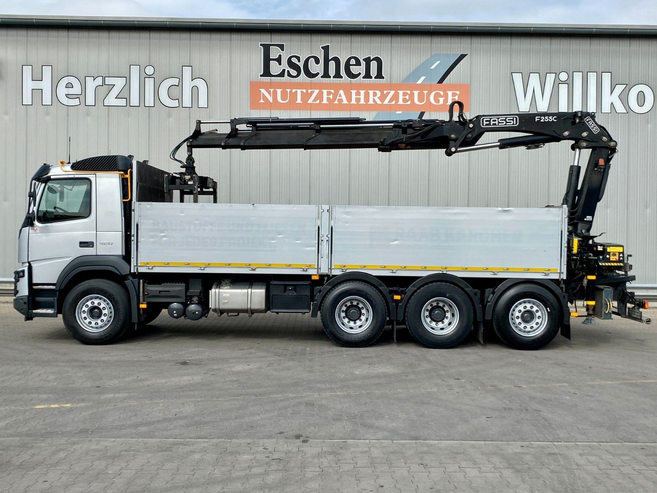Volvo FMX 420 8x4 | Fassi F255AC2.24XE*FUNK*Fly-Jib*AC - 栏板式/ 平板卡车, 起重车:图3 Volvo FMX 420 8x4 | Fassi F255AC2.24XE*FUNK*Fly-Jib*AC - 栏板式/ 平板卡车, 起重车:图3