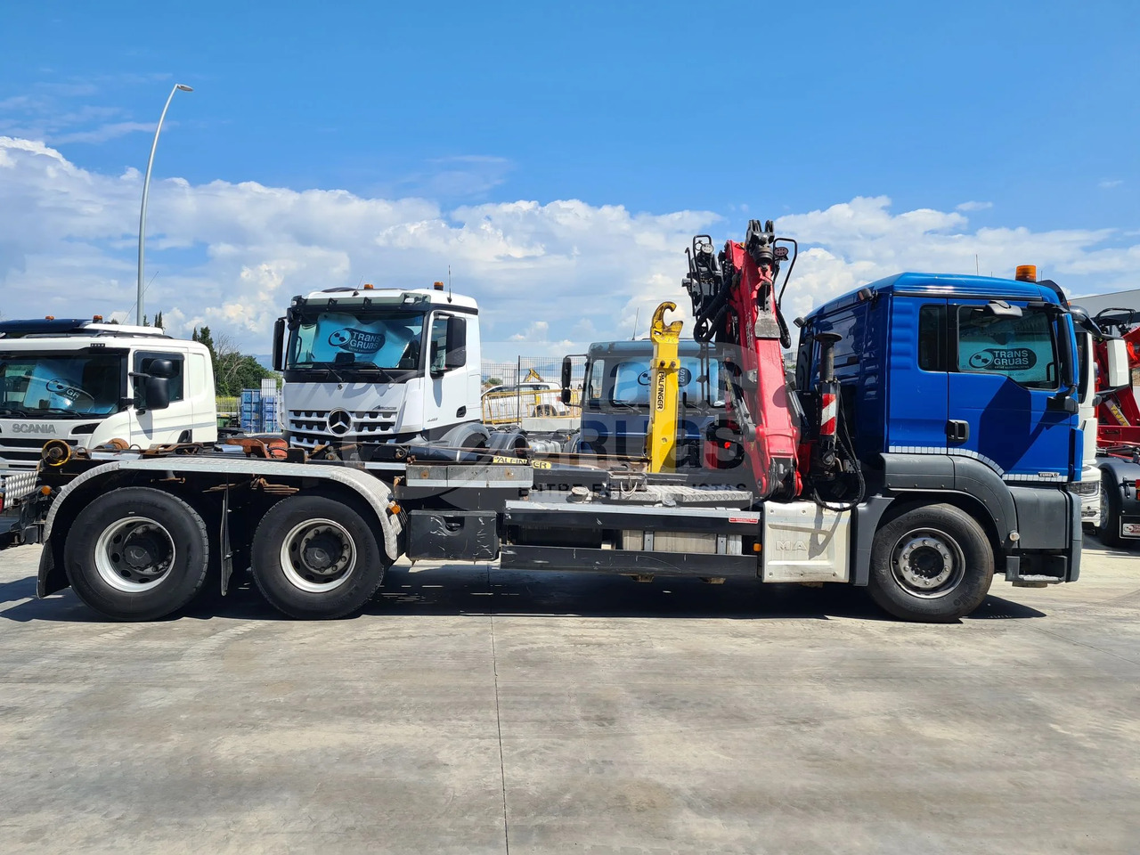 Camión MAN + Epsilon M120Z3 + Gancho Palfinger 20T - 吊钩升降车, 起重车:图2 Camión MAN + Epsilon M120Z3 + Gancho Palfinger 20T - 吊钩升降车, 起重车:图2