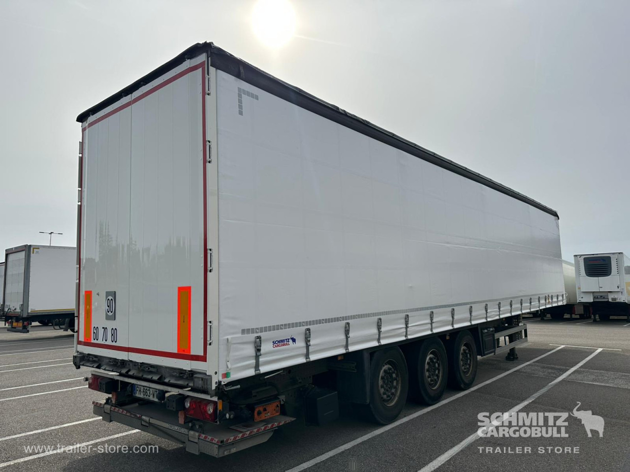 侧帘半拖车 SCHMITZ Curtainsider Standard Taillift：图9