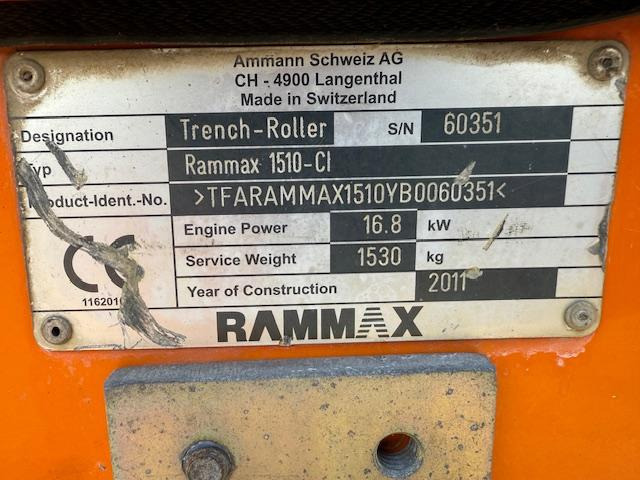 Ammann Rammax 1510-CI - 小型碾压机:图5 Ammann Rammax 1510-CI - 小型碾压机:图5