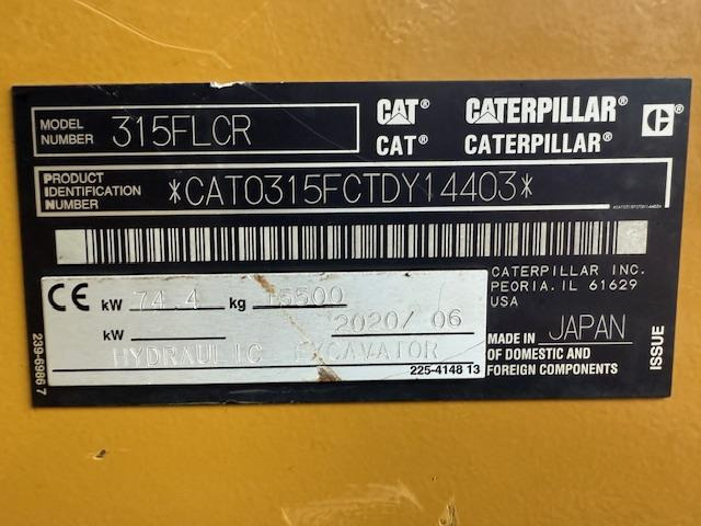 Cat 315 F LCR - 履带式挖掘机:图5 Cat 315 F LCR - 履带式挖掘机:图5