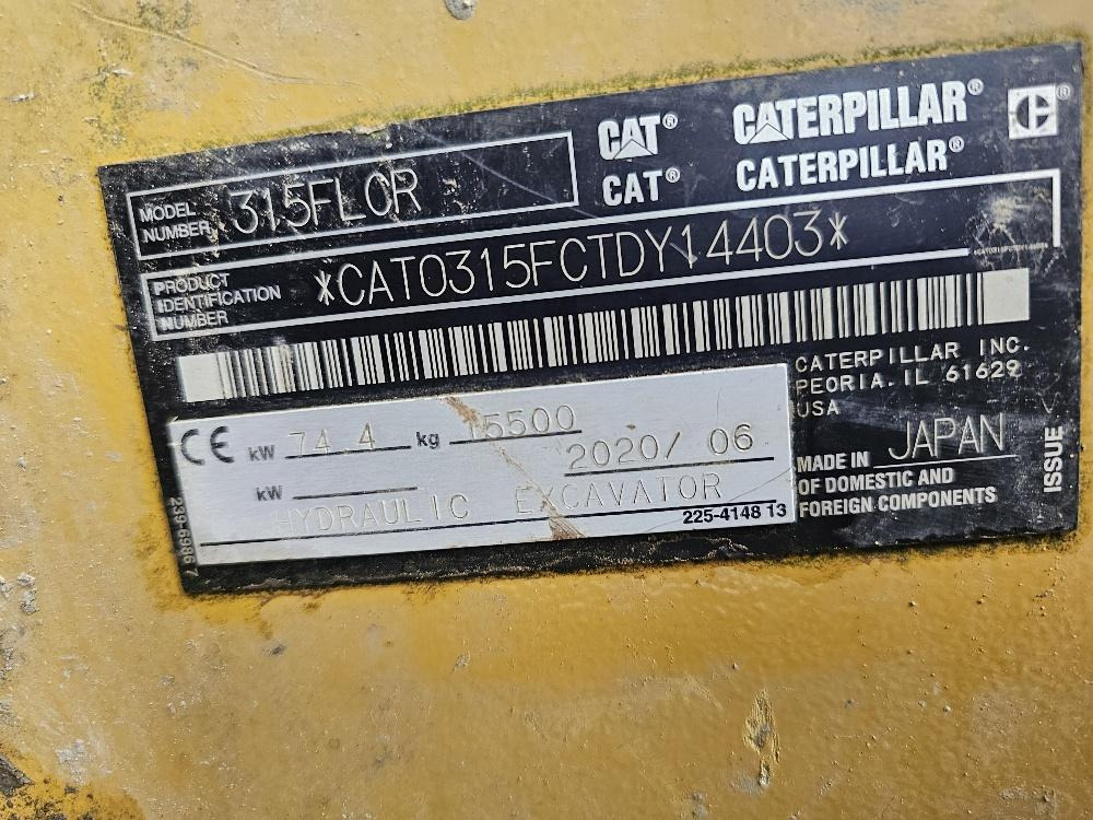 Cat 315 F LCR - 履带式挖掘机:图5 Cat 315 F LCR - 履带式挖掘机:图5