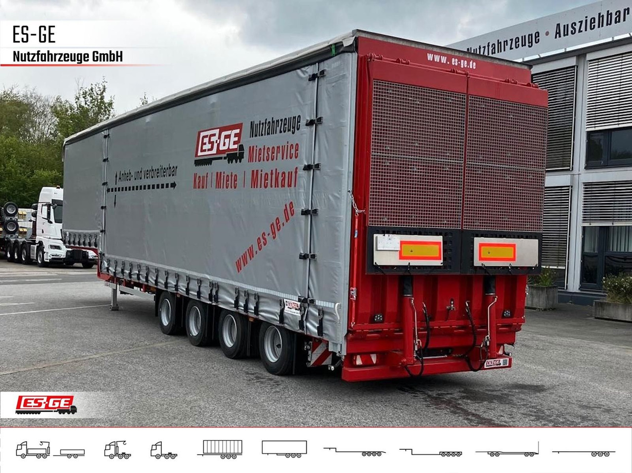 Dinkel 4-Achs-Jumbotieflader - doppelte Rampen Dinkel 4-Achs-Jumbotieflader - doppelte Rampen - 低装载半拖车:图2 Dinkel 4-Achs-Jumbotieflader - doppelte Rampen Dinkel 4-Achs-Jumbotieflader - doppelte Rampen - 低装载半拖车:图2