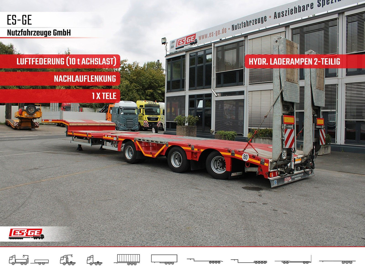 Faymonville MAX Trailer MAX100 Semi-Tieflader Radmulden - 低装载半拖车:图1 Faymonville MAX Trailer MAX100 Semi-Tieflader Radmulden - 低装载半拖车:图1