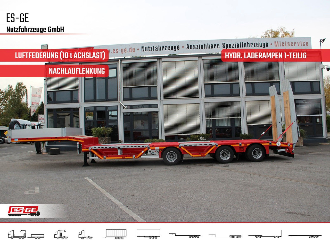 Faymonville MAX Trailer MAX100 Semi-Tieflader Radmulden - 低装载半拖车:图1 Faymonville MAX Trailer MAX100 Semi-Tieflader Radmulden - 低装载半拖车:图1