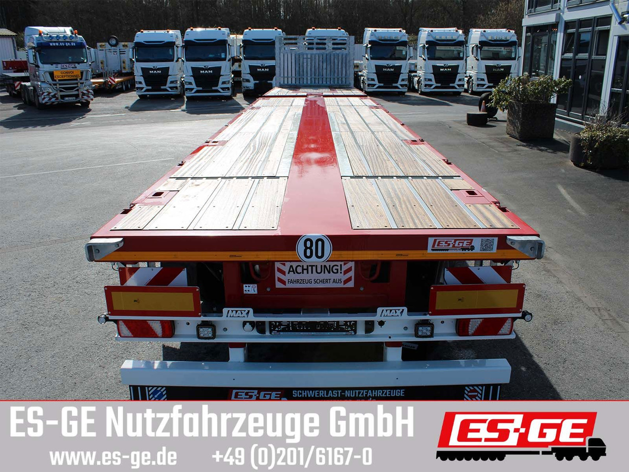 Faymonville MAX Trailer MAX210 Telesattel - 栏板式/ 平板半拖车:图4 Faymonville MAX Trailer MAX210 Telesattel - 栏板式/ 平板半拖车:图4