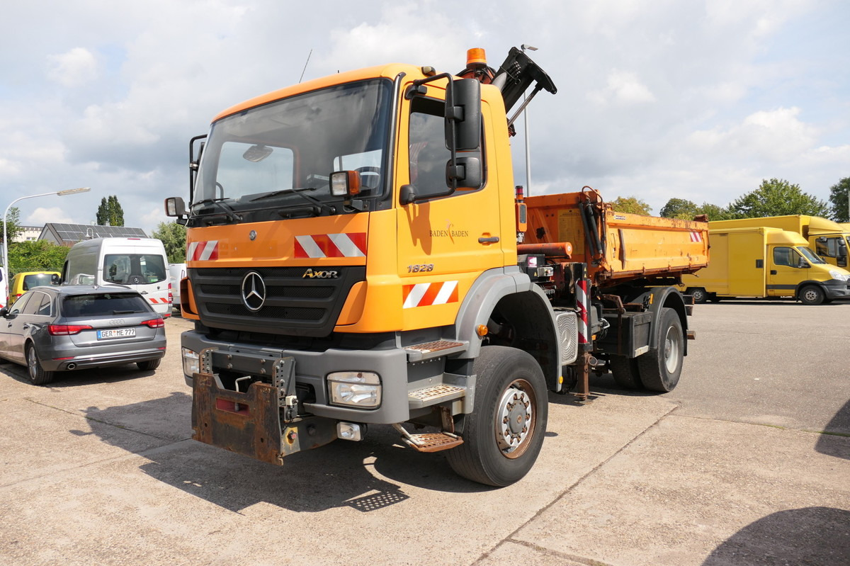 MERCEDES-BENZ 1828 AK Kran Axor-R Atlas 85.2 Kipper Winterdien - 翻斗车, 起重车:图3 MERCEDES-BENZ 1828 AK Kran Axor-R Atlas 85.2 Kipper Winterdien - 翻斗车, 起重车:图3