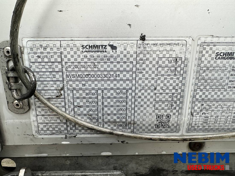 Schmitz Cargobull SCB*S3T - Curtainsider / Pritsche Plane / Sliding roof - 低装载半拖车:图5 Schmitz Cargobull SCB*S3T - Curtainsider / Pritsche Plane / Sliding roof - 低装载半拖车:图5