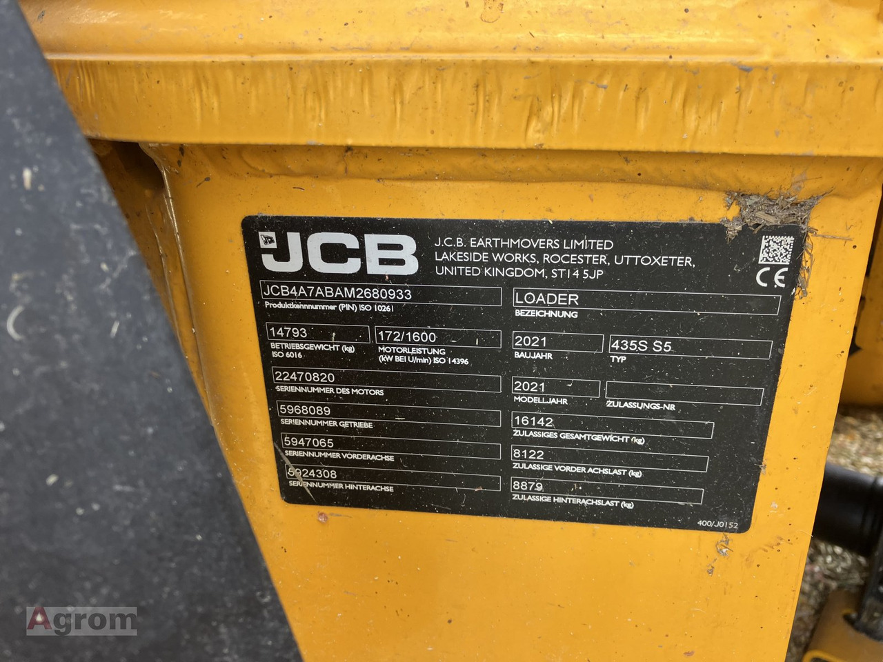 JCB 435 S Agri - 轮式装载机:图5 JCB 435 S Agri - 轮式装载机:图5