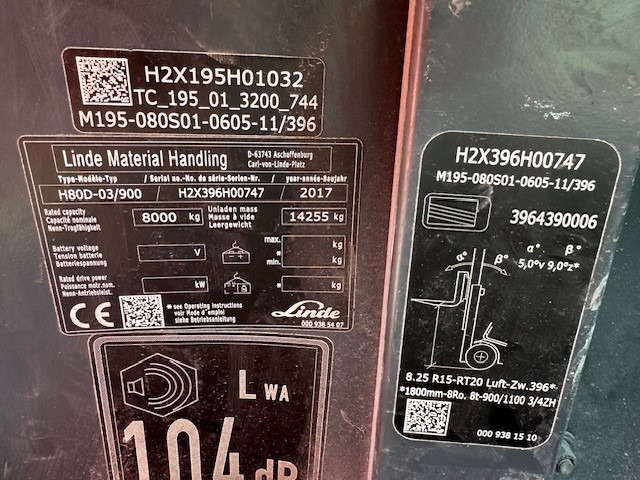 LINDE H80D-03/900 CABIN   NO FORK CARIDGE NO FORKS - 柴油叉车:图2 LINDE H80D-03/900 CABIN   NO FORK CARIDGE NO FORKS - 柴油叉车:图2