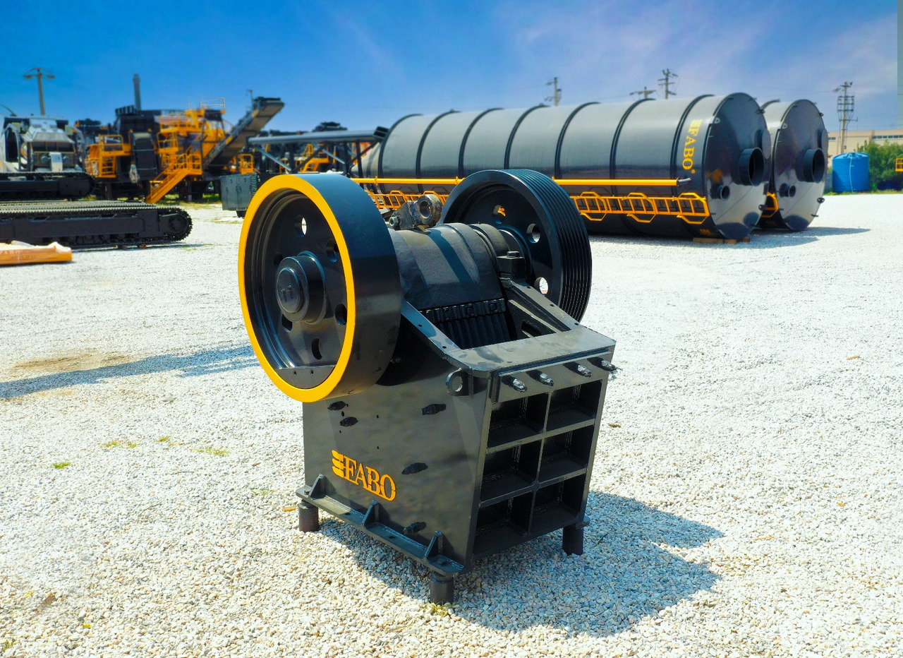 新的 颚式破碎机 FABO jaw crusher:图1