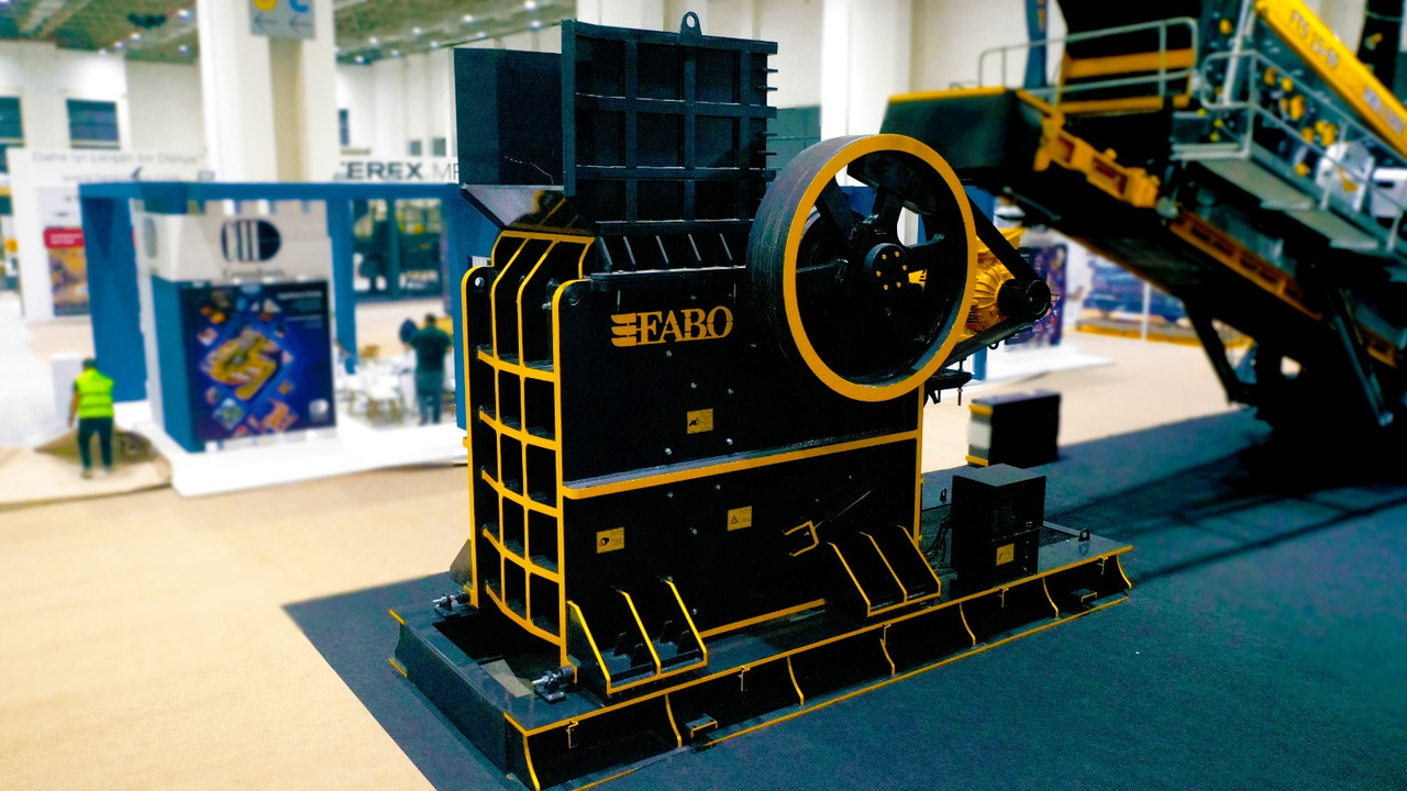 FABO jaw crusher - 颚式破碎机:图1 FABO jaw crusher - 颚式破碎机:图1