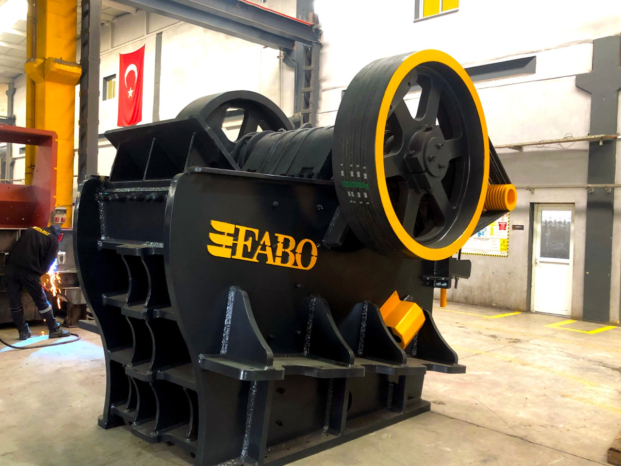 FABO jaw crusher - 颚式破碎机:图1 FABO jaw crusher - 颚式破碎机:图1