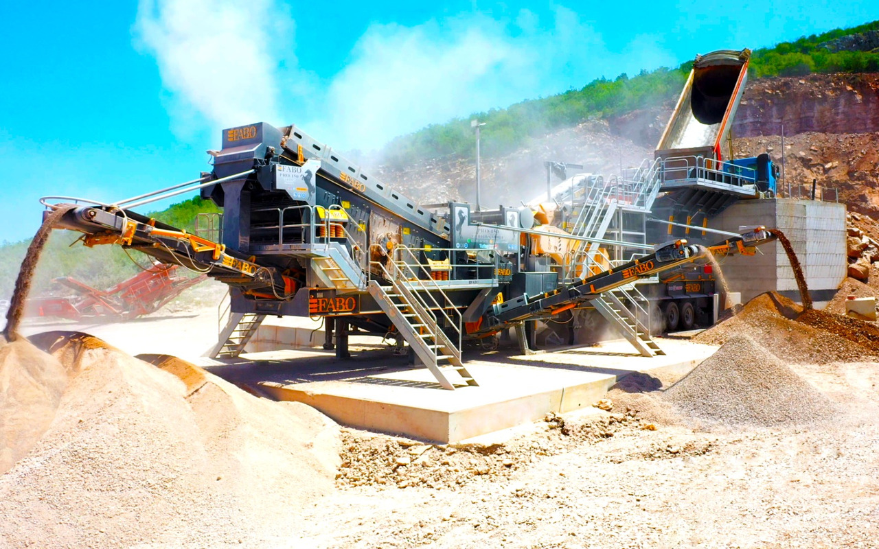 FABO mining machinery - crushing plant - 采矿机械:图1 FABO mining machinery - crushing plant - 采矿机械:图1