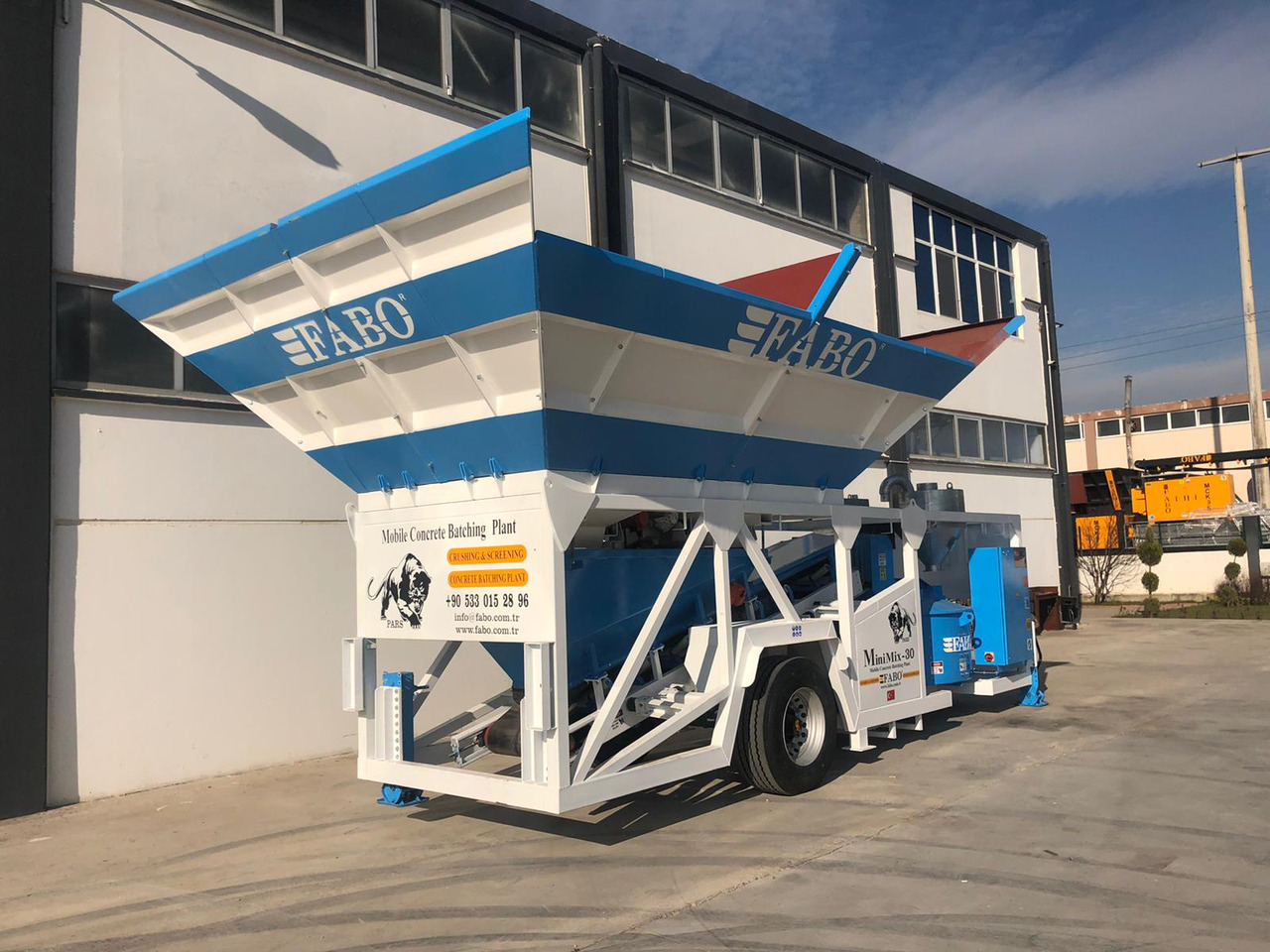FABO mobile concrete batching plant - 混凝土厂:图3 FABO mobile concrete batching plant - 混凝土厂:图3