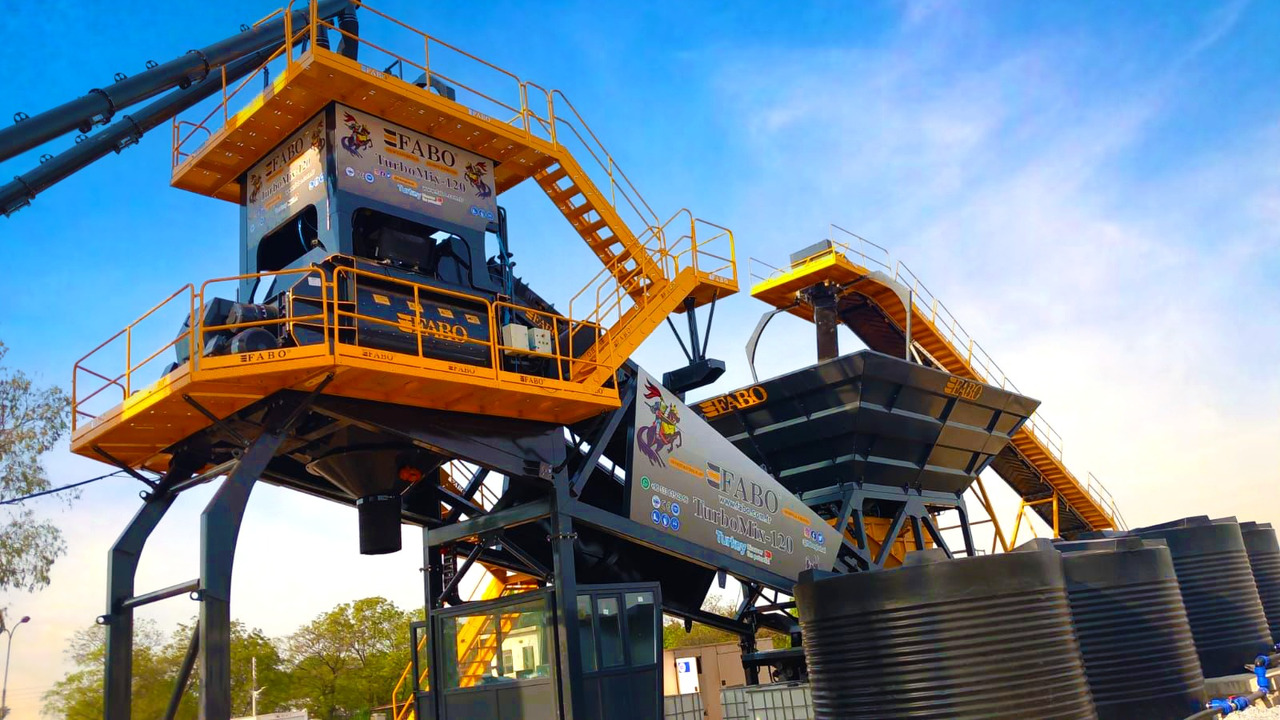 FABO mobile concrete batching plant - 混凝土厂:图3 FABO mobile concrete batching plant - 混凝土厂:图3