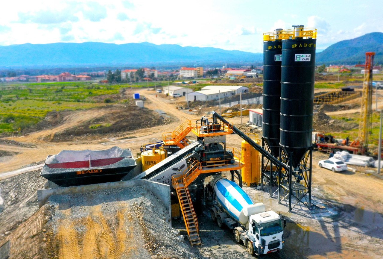 FABO mobile concrete batching plant - 混凝土厂:图3 FABO mobile concrete batching plant - 混凝土厂:图3