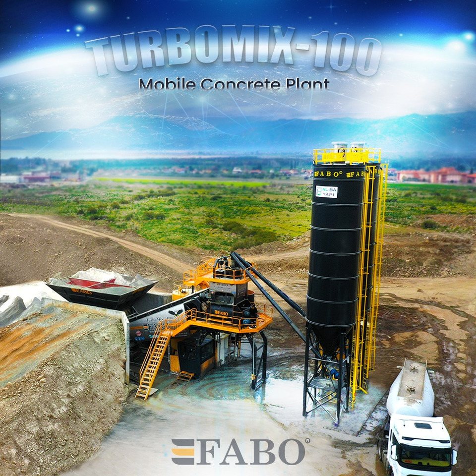 FABO mobile concrete batching plant - 混凝土厂:图1 FABO mobile concrete batching plant - 混凝土厂:图1