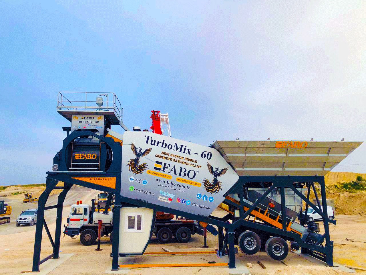 FABO mobile concrete batching plant - 混凝土厂:图5 FABO mobile concrete batching plant - 混凝土厂:图5