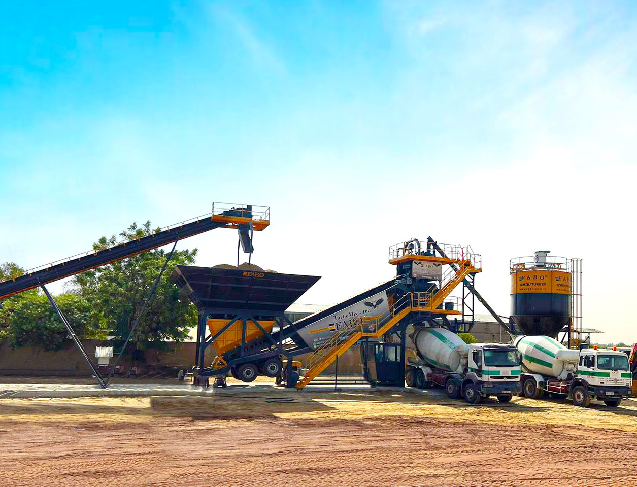 FABO mobile concrete batching plant - 混凝土厂:图2 FABO mobile concrete batching plant - 混凝土厂:图2