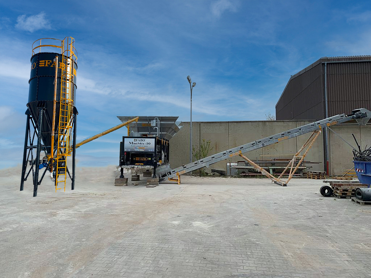 FABO mobile concrete batching plant - 混凝土厂:图2 FABO mobile concrete batching plant - 混凝土厂:图2