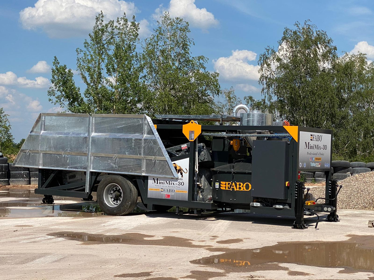 FABO mobile concrete batching plant - 混凝土厂:图3 FABO mobile concrete batching plant - 混凝土厂:图3