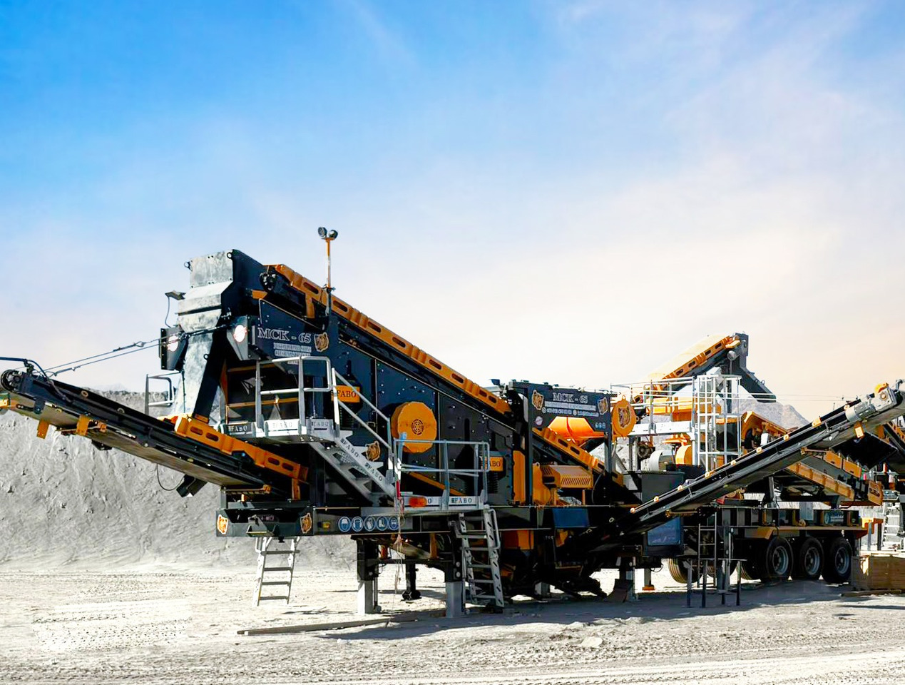 FABO mobile jaw crusher - 颚式破碎机:图2 FABO mobile jaw crusher - 颚式破碎机:图2