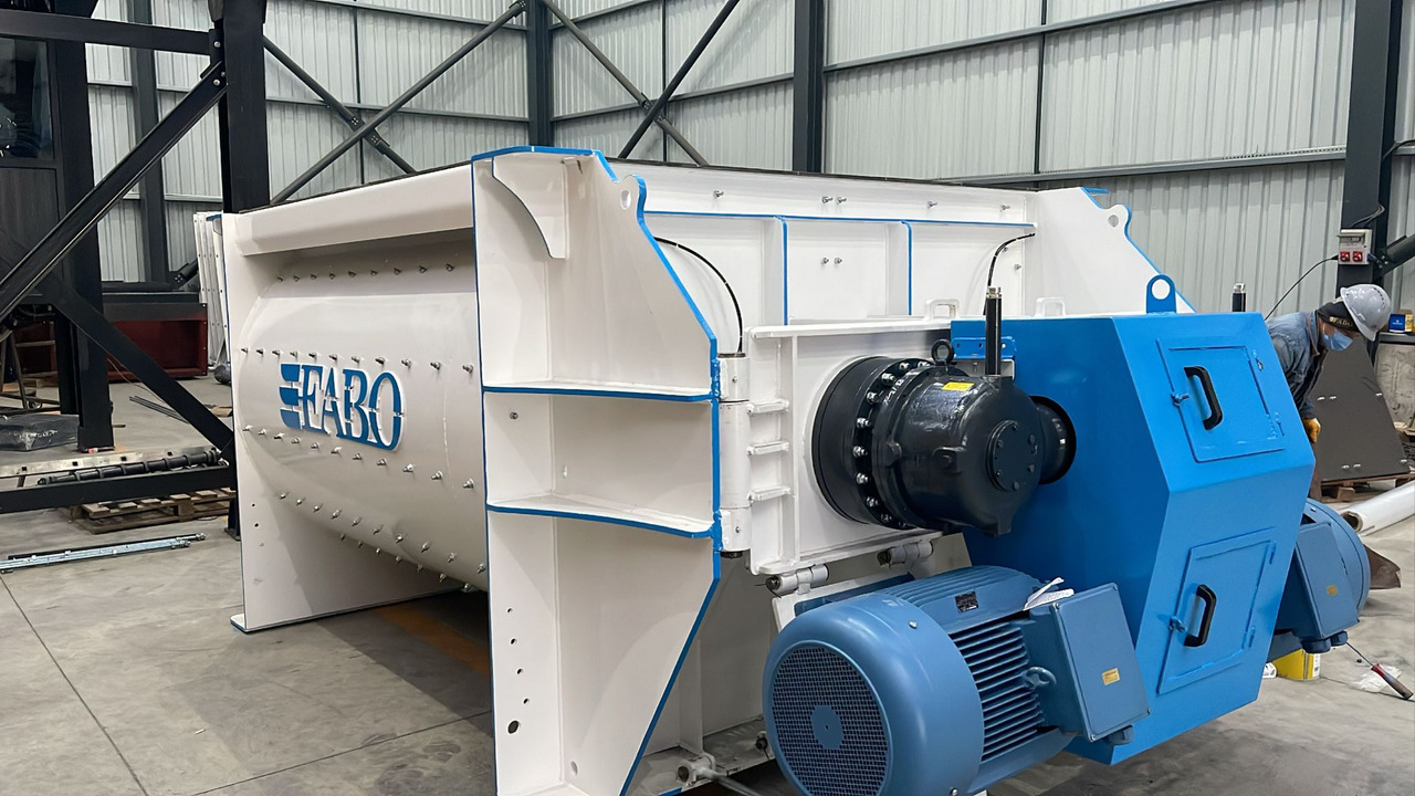 FABO twin shaft mixer - 混凝土搅拌机:图4 FABO twin shaft mixer - 混凝土搅拌机:图4