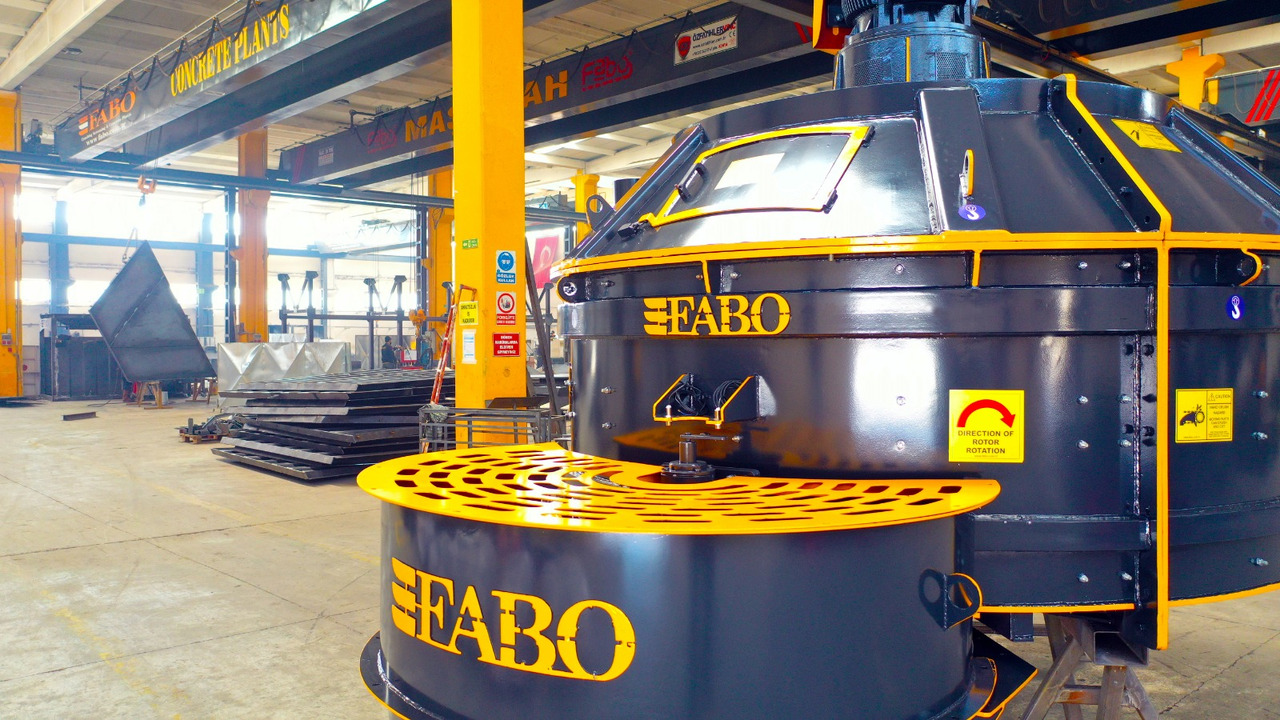 FABO twin shaft mixer - 混凝土搅拌机:图1 FABO twin shaft mixer - 混凝土搅拌机:图1