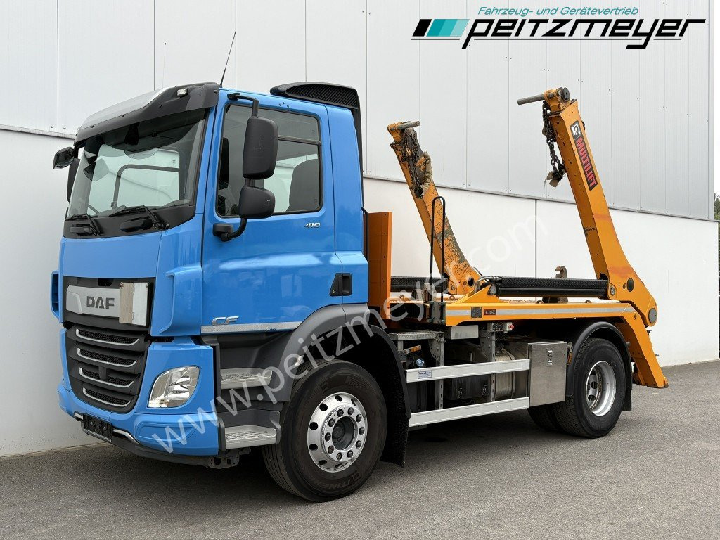 DAF CF 410 FA Multilift Futura 12 Tele + Zusatzverriegelung - 箕斗装载车:图1 DAF CF 410 FA Multilift Futura 12 Tele + Zusatzverriegelung - 箕斗装载车:图1