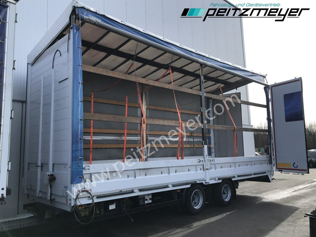 KRUKENMEIER Jumboanhänger TLPS 16,4, Hubdach, Edscha, verzinkt RSAB - 栏板式/ 平板拖车:图3 KRUKENMEIER Jumboanhänger TLPS 16,4, Hubdach, Edscha, verzinkt RSAB - 栏板式/ 平板拖车:图3