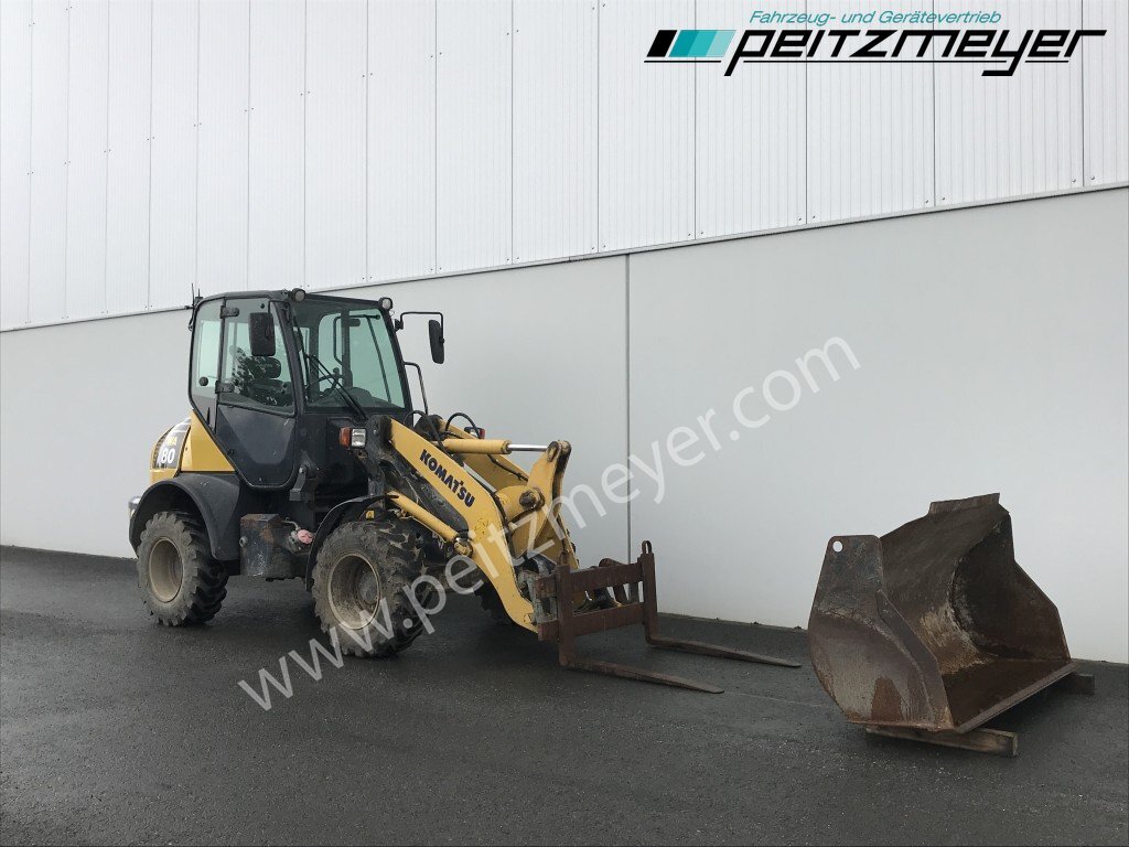 Komatsu RADLADER WA 80-6 Palettengabel und Standardschaufel - 轮式装载机:图2 Komatsu RADLADER WA 80-6 Palettengabel und Standardschaufel - 轮式装载机:图2