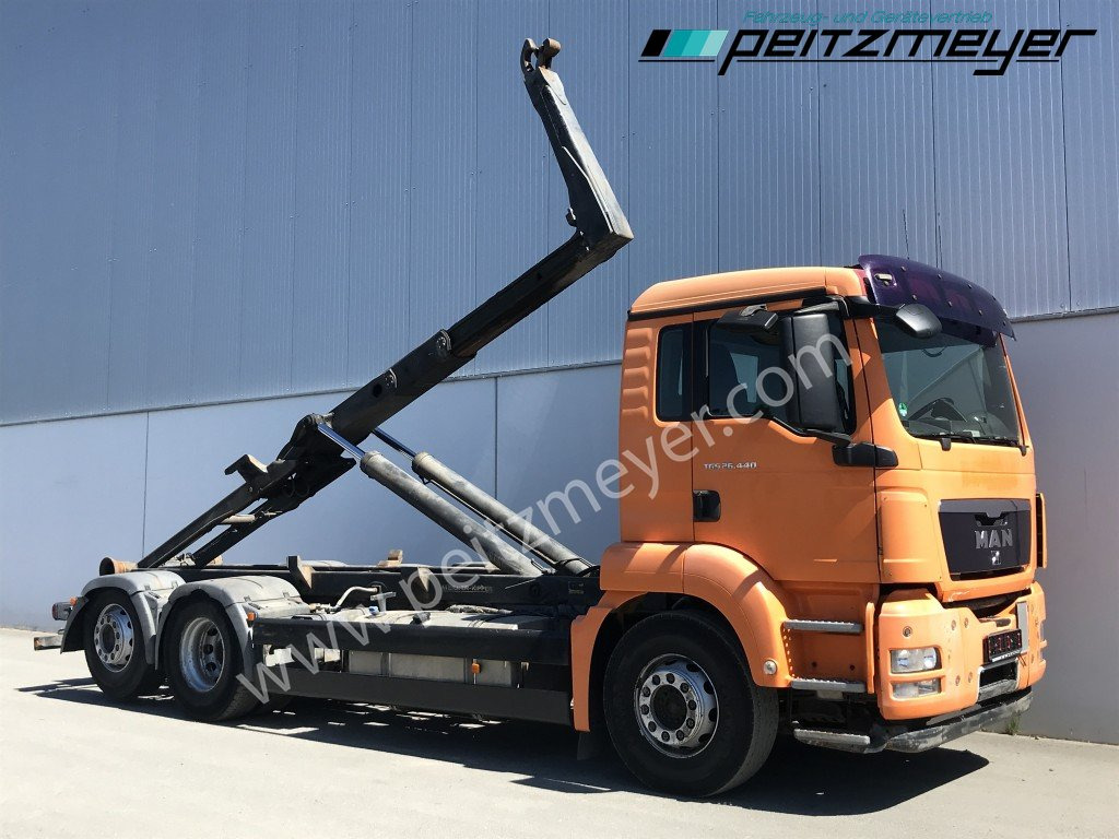 MAN TGS 26.440 BL6x2 Meiller RK 2070 mit Lenkachse - 吊钩升降车:图2 MAN TGS 26.440 BL6x2 Meiller RK 2070 mit Lenkachse - 吊钩升降车:图2