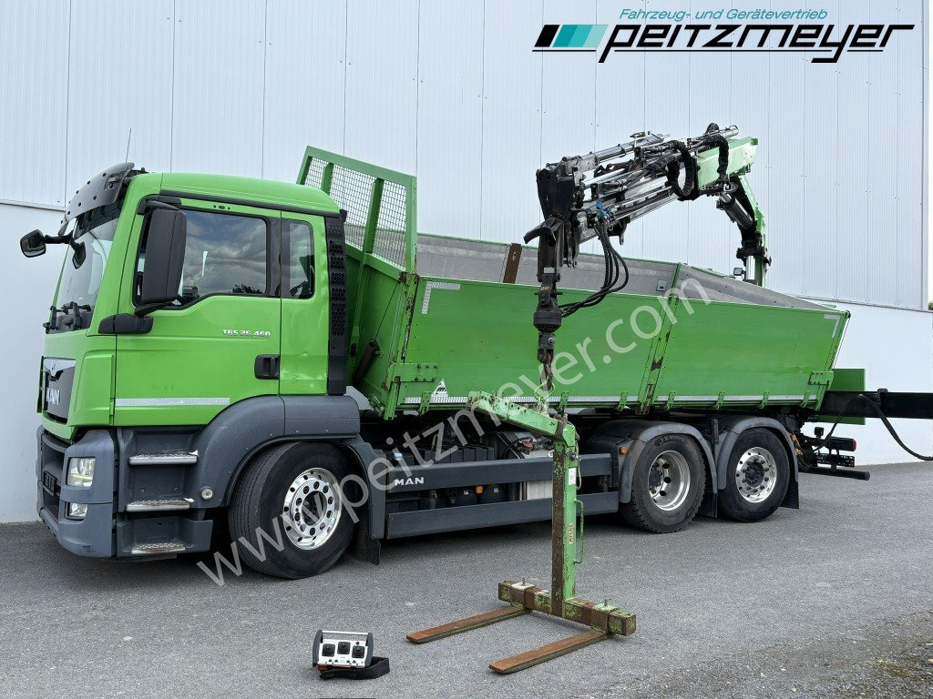 MAN TGS 26.460 FL 6x2 Kipper+Kran+Funk Lenkachse, 2-Seitenkipper, Atlas 172.3 - 翻斗车, 起重车:图1 MAN TGS 26.460 FL 6x2 Kipper+Kran+Funk Lenkachse, 2-Seitenkipper, Atlas 172.3 - 翻斗车, 起重车:图1