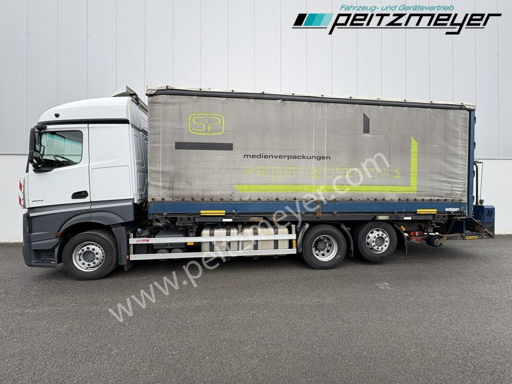 侧帘卡车 MERCEDES-BENZ Actros 2542 LL BDF Pritsche + Mitnahmestapler komplett：图8