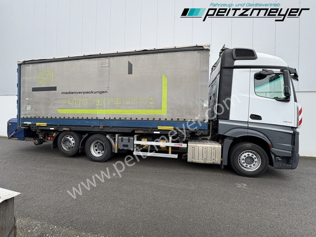 侧帘卡车 MERCEDES-BENZ Actros 2542 LL BDF Pritsche + Mitnahmestapler komplett：图7