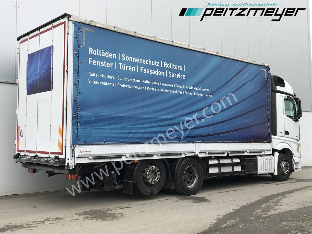 MERCEDES-BENZ Actros 2542 LL Pritsche, EU 6, Klima, Standklima, - 侧帘卡车:图5 MERCEDES-BENZ Actros 2542 LL Pritsche, EU 6, Klima, Standklima, - 侧帘卡车:图5