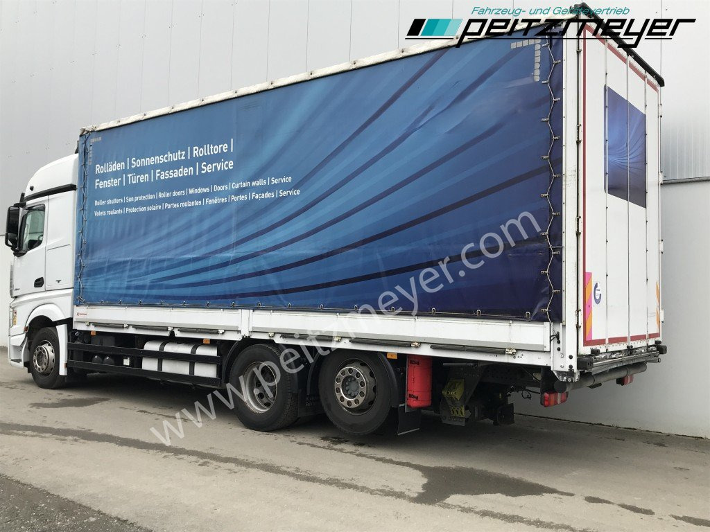 MERCEDES-BENZ Actros 2542 LL Pritsche, EU 6, Klima, Standklima, - 侧帘卡车:图4 MERCEDES-BENZ Actros 2542 LL Pritsche, EU 6, Klima, Standklima, - 侧帘卡车:图4