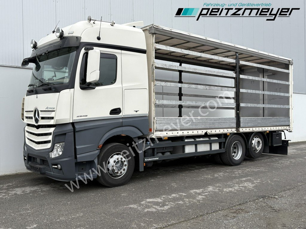 MERCEDES-BENZ Actros 2545 LL Pritsche, Klima, Standklima, PPC, EU 6 MP 4 - Edscha - 侧帘卡车:图1 MERCEDES-BENZ Actros 2545 LL Pritsche, Klima, Standklima, PPC, EU 6 MP 4 - Edscha - 侧帘卡车:图1