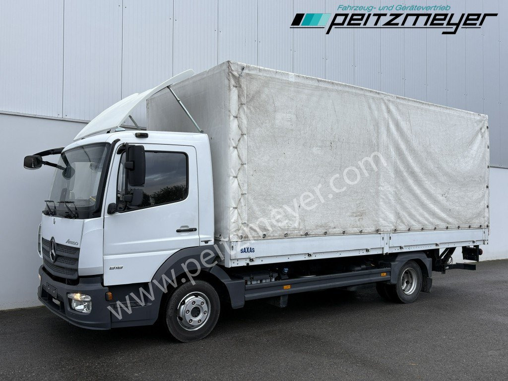 MERCEDES-BENZ Atego 818 L Pritsche + LBW, Klima, 3 Sitzer, 94 tkm - 侧帘卡车:图1 MERCEDES-BENZ Atego 818 L Pritsche + LBW, Klima, 3 Sitzer, 94 tkm - 侧帘卡车:图1
