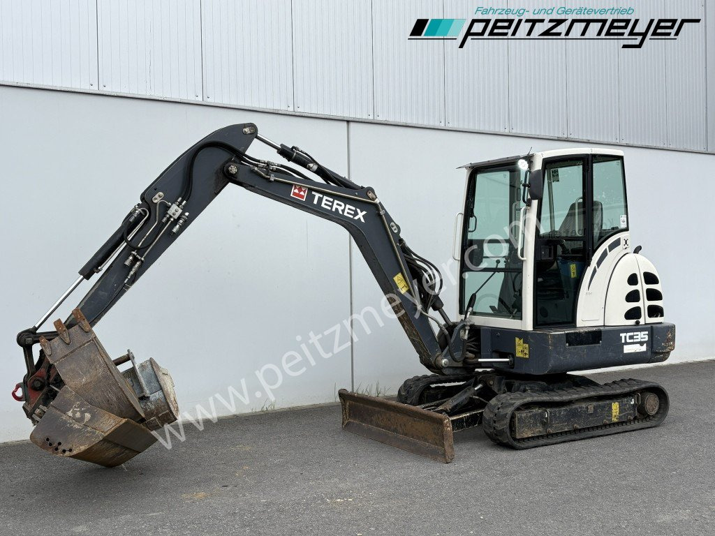 TEREX MINIBAGGER TC 35 mit hydr. Schwenklöffel 1.300 mm - 小型挖掘机:图1 TEREX MINIBAGGER TC 35 mit hydr. Schwenklöffel 1.300 mm - 小型挖掘机:图1