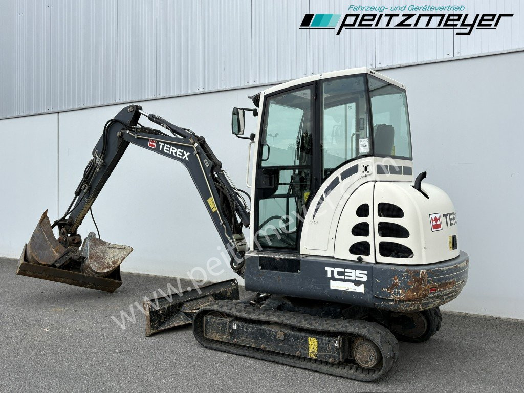 TEREX MINIBAGGER TC 35 mit hydr. Schwenklöffel 1.300 mm - 小型挖掘机:图4 TEREX MINIBAGGER TC 35 mit hydr. Schwenklöffel 1.300 mm - 小型挖掘机:图4