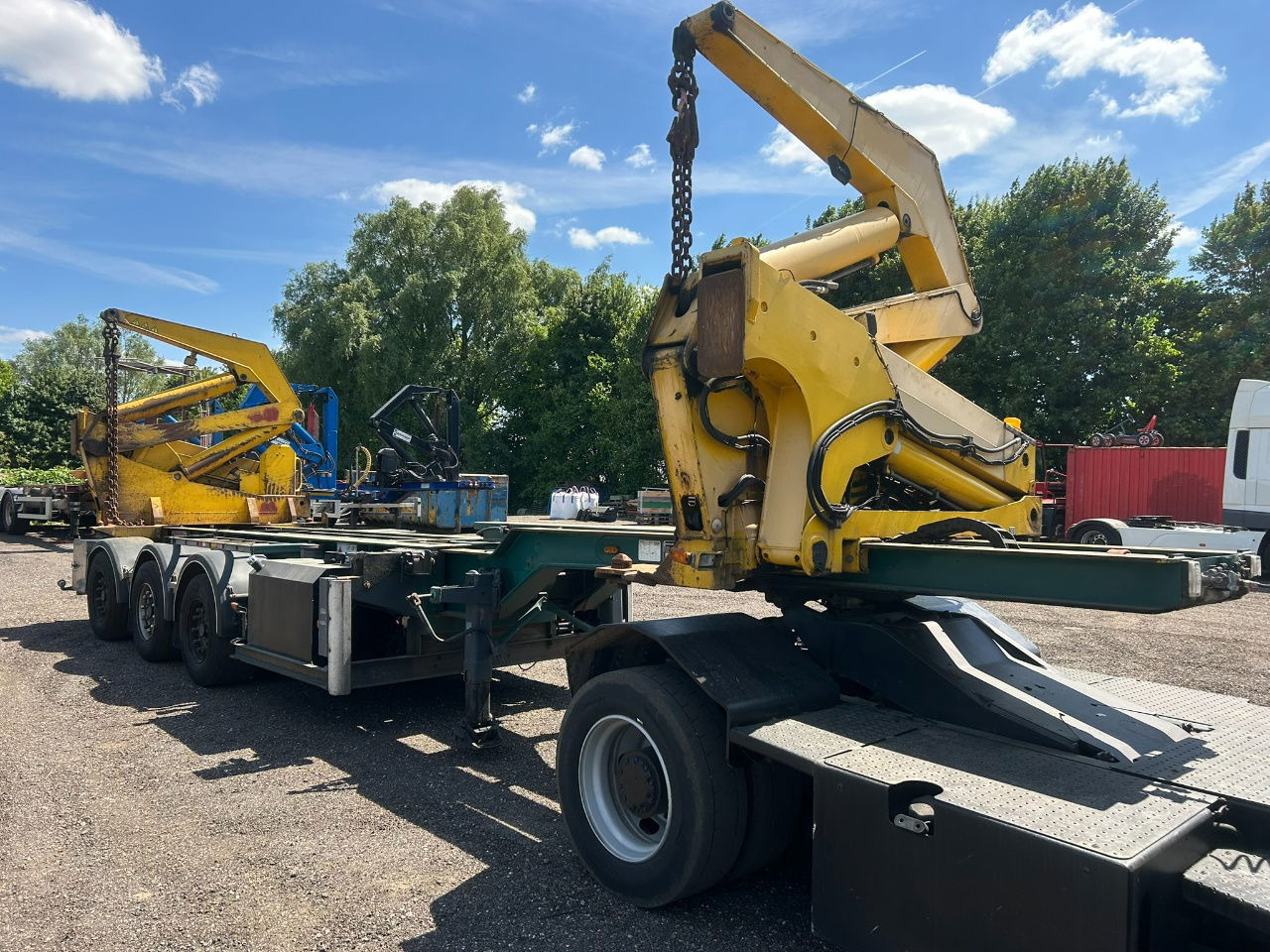 Hammar 195 HC / 20 ft, 2 x 20 ft 40 ft HC, power pack Diesel, Wireless controlle - 集装箱运输车/ 可拆卸车身的半拖车:图2 Hammar 195 HC / 20 ft, 2 x 20 ft 40 ft HC, power pack Diesel, Wireless controlle - 集装箱运输车/ 可拆卸车身的半拖车:图2