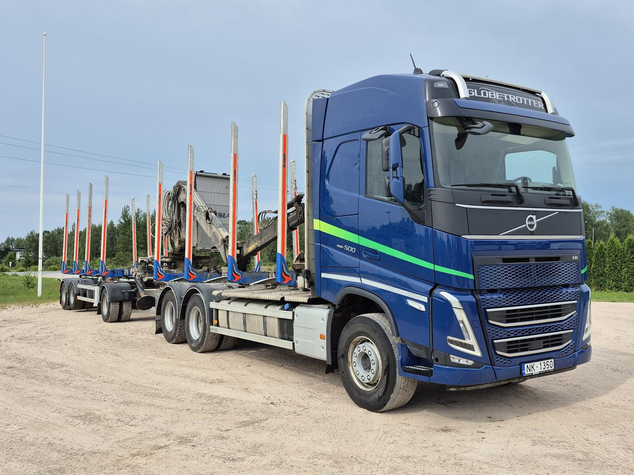 VOLVO FH500 JYKI V31 Kesla - 木材运输车:图1 VOLVO FH500 JYKI V31 Kesla - 木材运输车:图1