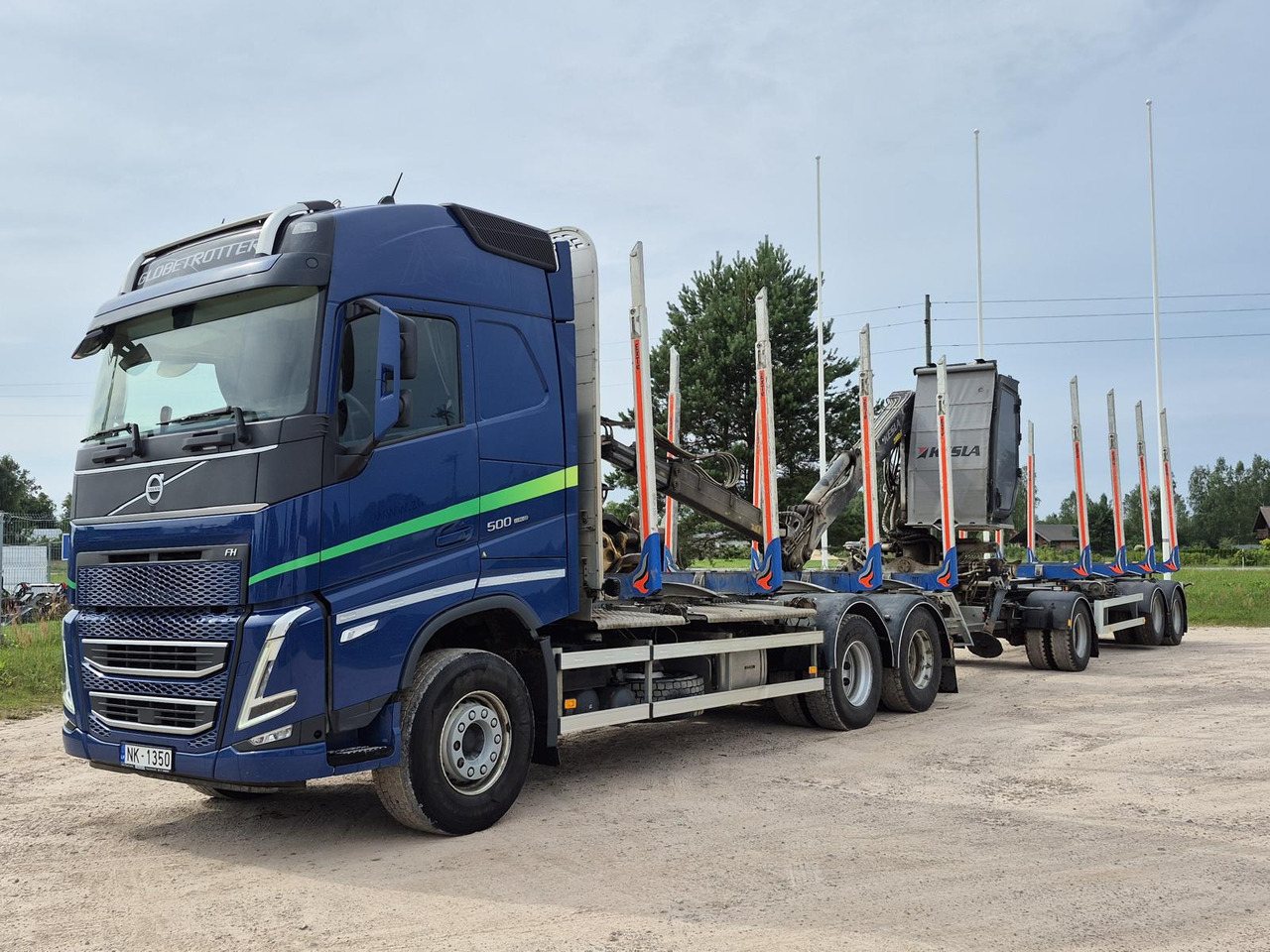 VOLVO FH500 JYKI V31 Kesla - 木材运输车:图2 VOLVO FH500 JYKI V31 Kesla - 木材运输车:图2