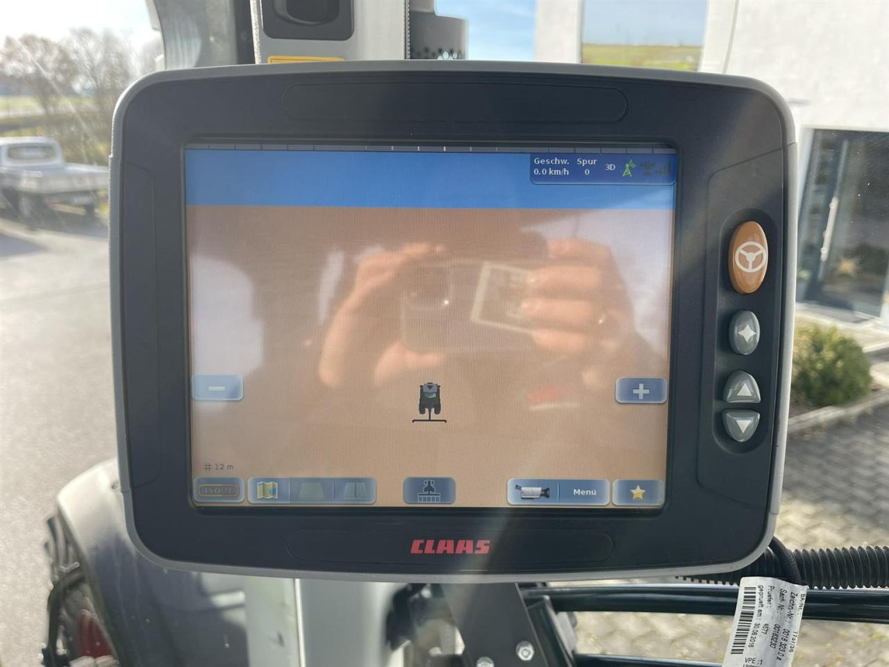 拖拉机 CLAAS Axion 870 Cmatic GPS S10 RTK FZW Front-PTO：图12