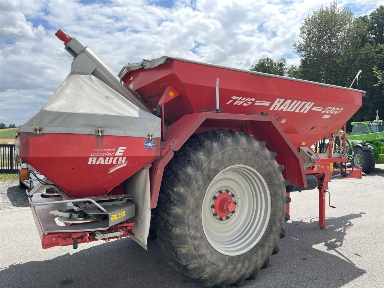 肥料撒施机 Rauch TWS 5000 Düngerwagen mit Deichsel-Lenkung und Streuer Axera H-EMC, gepflegter Zustand：图6