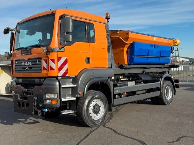 MAN TGA 18.360 4x4 Winterdienst Meiller Abroller - 吊钩升降车:图1 MAN TGA 18.360 4x4 Winterdienst Meiller Abroller - 吊钩升降车:图1