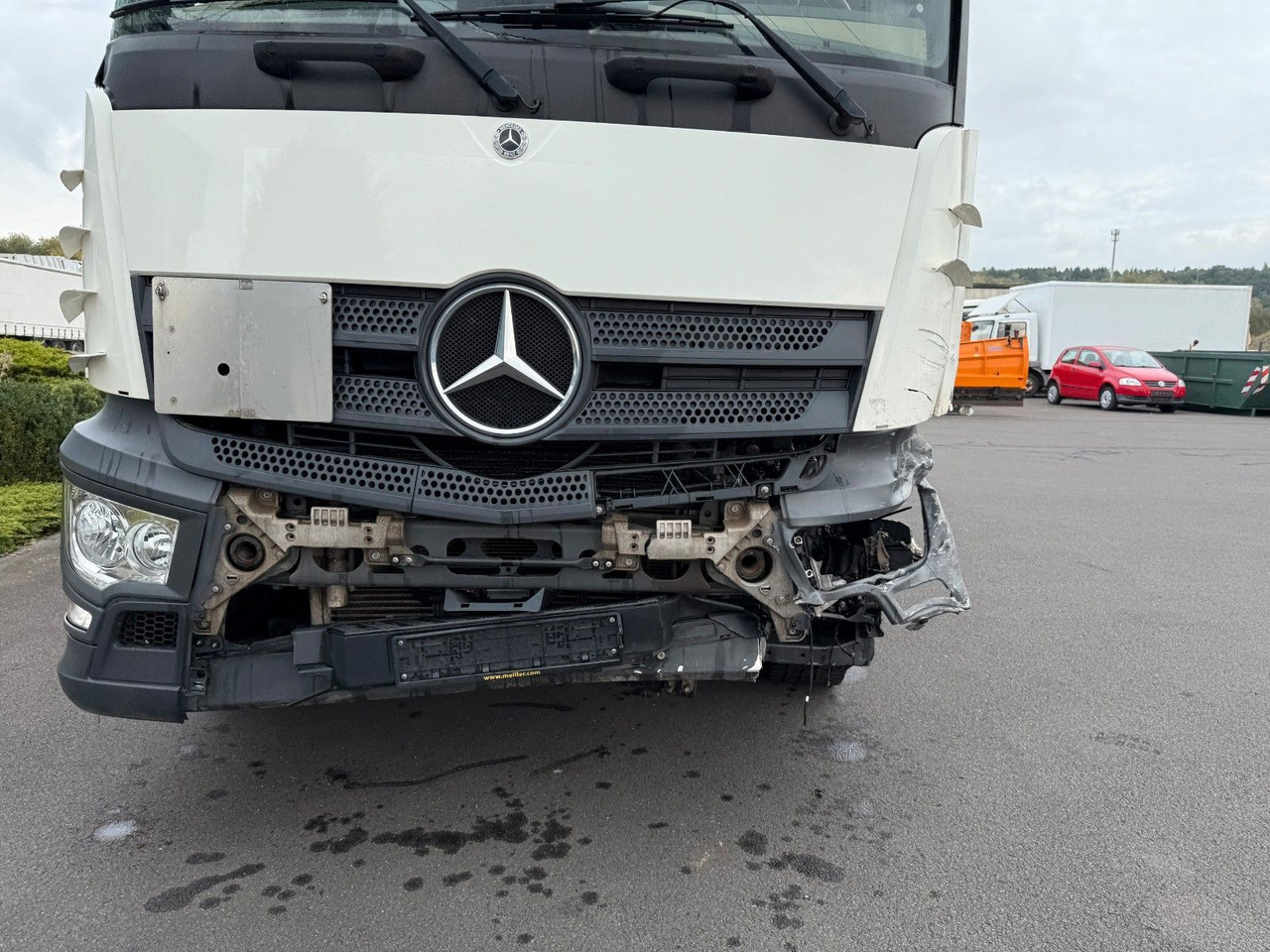 翻斗车 Mercedes-Benz Actros 2543 6x2 Meiller AK 16.T：图12
