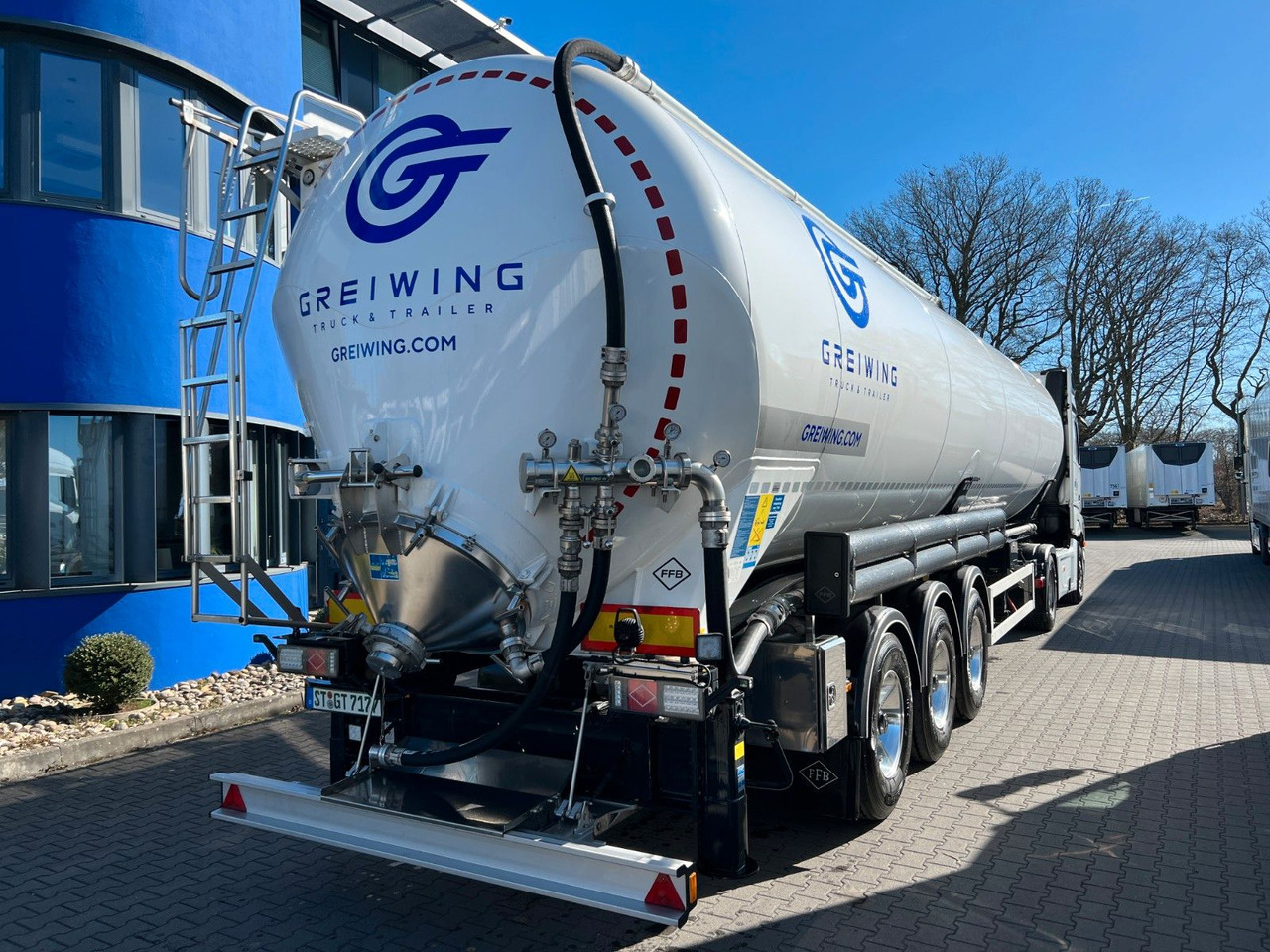 Feldbinder KIP 60.3 - 筒仓拖车:图3 Feldbinder KIP 60.3 - 筒仓拖车:图3